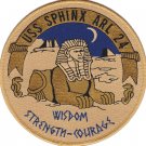 5" NAVY USS SPHINX ARL-24 EMBROIDERED PATCH