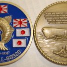NAVY USS BERGALL SS-320 WWII SUBMARINE CHALLENGE COIN