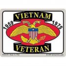 VIETNAM VETERAN 1959 - 1975 ARMY MARINE CORPS MILITARY MILITARY  DECAL STICKER