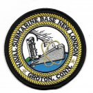 NAVY 4" NAVAL SUBMARINE BASE NEW LONDON GROUTON CT. EMBROIDERED  PATCH