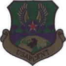 USAF AIR FORCE USAFCENT EMBROIDERED MILITARY AUTHENTIC OD SUBDUED PATCH