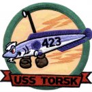 5" NAVY USS TORSK SS-423 EMBROIDERED PATCH