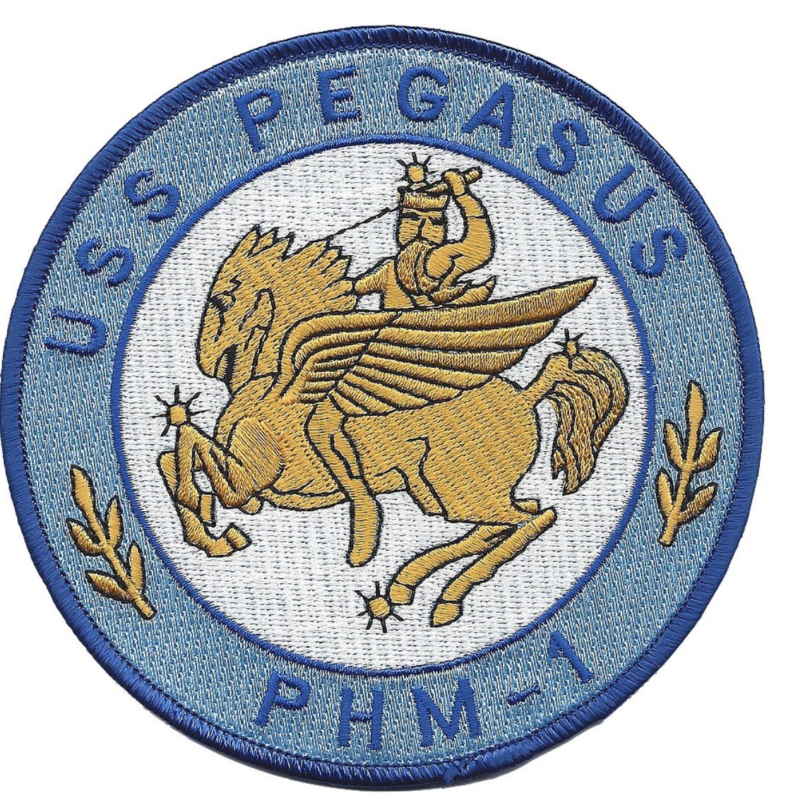 4.5" NAVY USS PEGASUS PHM-1 EMBROIDERED PATCH