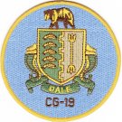 4" NAVY USS DALE CG-19 EMBROIDERED PATCH