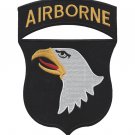 9.5" ARMY 101ST AIRBORNE DIVISION SCREAMING EAGLES EMBROIDERED PATCH