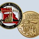 NAVY FROM THE DEPTHS USS JEFFERSON CITY SSN-759 SUBMARINE CHALLENGE COIN