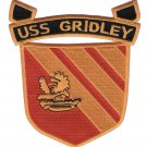 5" NAVY USS DLG-21 GRIDLEY LEADER EMBROIDERED PATCH