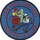 4.5" NAVY USS RICH DDE-820 HUNTER-KILLER EMBROIDERED PATCH