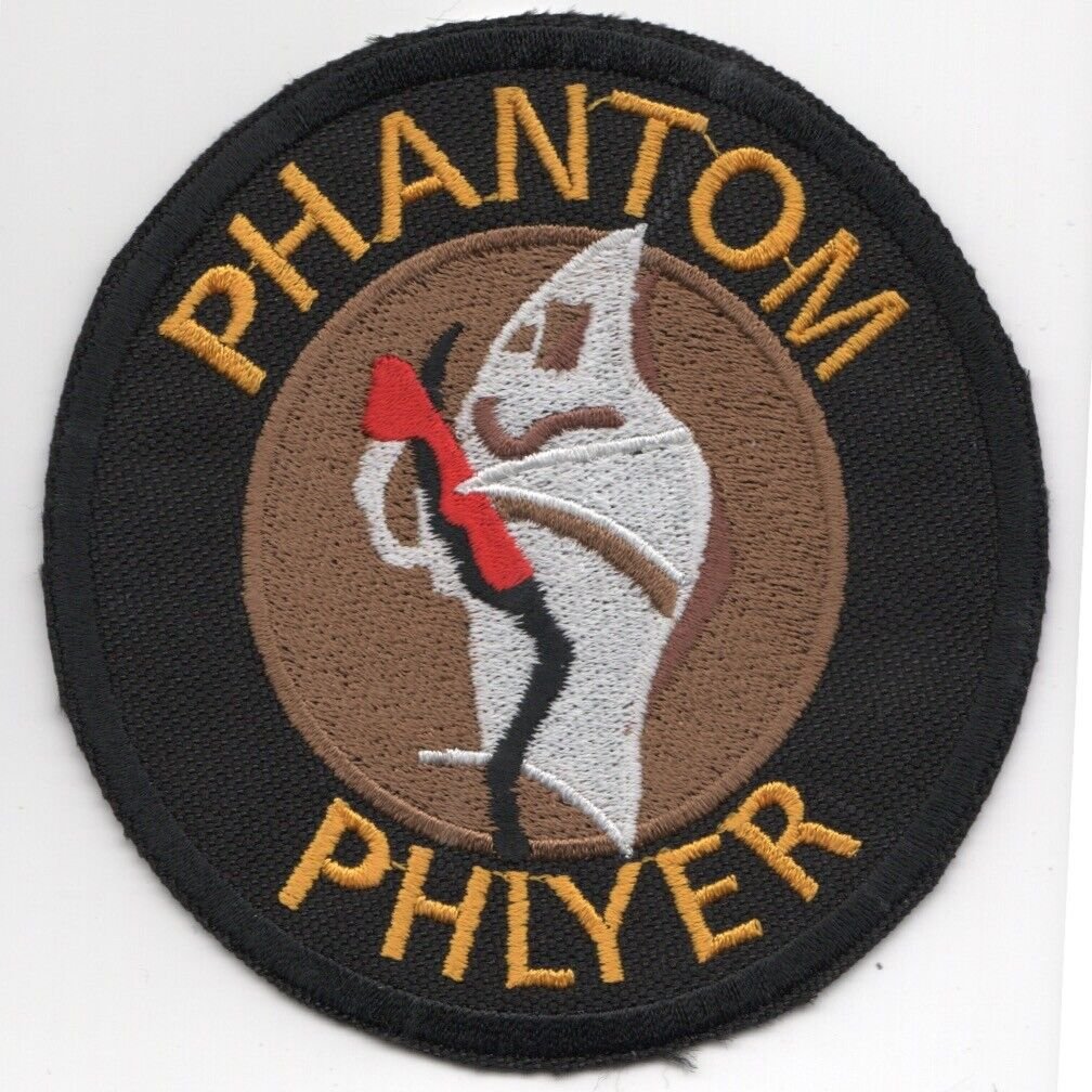 4" USAF AIR FORCE F-4 VIETNAM ERA PHANTOM PHLYER KOREA EMBROIDERED JACKET PATCH