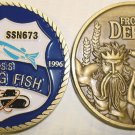 NAVY USS FLYING FISH SSN-673 FROM THE DEPTHS MILITARY SUBMARINE CHALLENGE COIN
