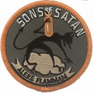 3" USMC MARINE CORPS VMSB-241 SONS OF SATAN WWII HOOK & LOOP EMBROIDERED PATCH