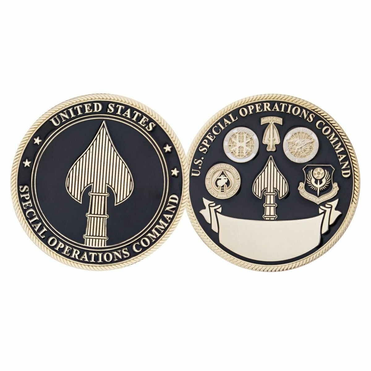 UNITED STATES SPECIAL OPERATIONS COMMAND 2" CHALLENGE COIN