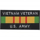 10" VIETNAM ARMY VETERAN RIBBON EMBROIDERED JACKET PATCH