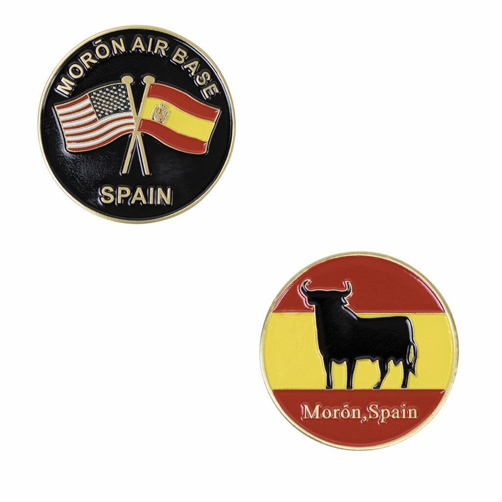 MORON SPAIN AIR FORCE BASE AFB 1.75" CHALLENGE COIN
