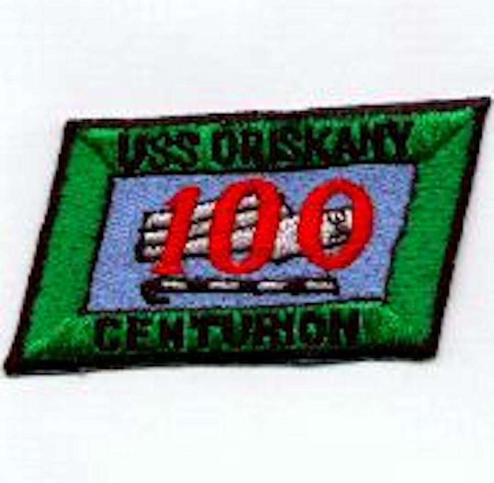 USN NAVY USS ORISKANY CENTURION HANDMADE MILITARY EMBROIDERED PATCH