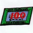 USN NAVY USS ORISKANY CENTURION HANDMADE MILITARY EMBROIDERED PATCH