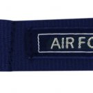 AIR FORCE  EMBROIDERED CARABINER MILITARY   FOB KEY CHAIN