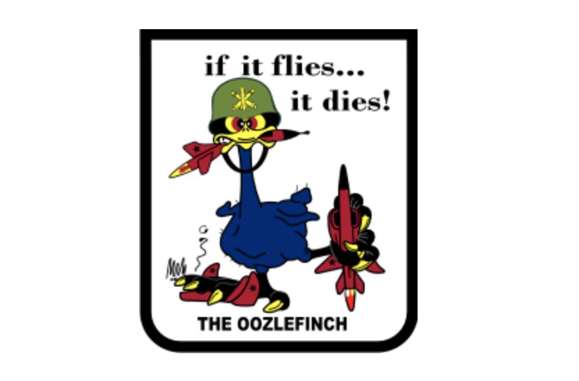 4 Air Defense Command Oozlefinch Mascot Army Bumper Sticker Decal Usa Made