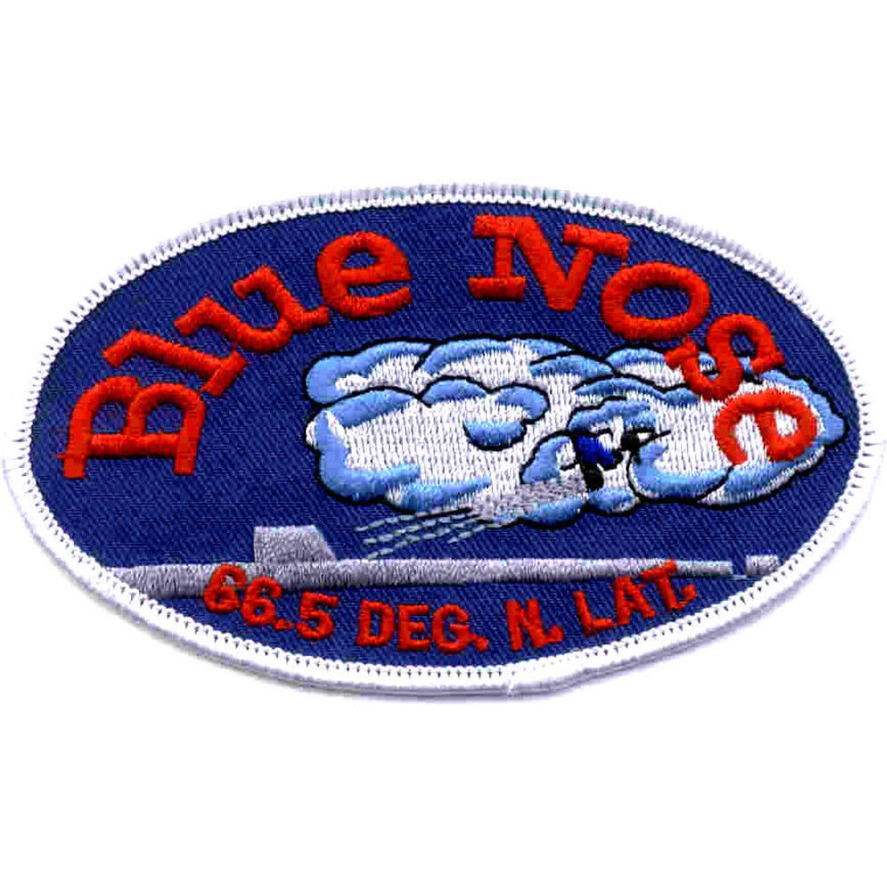 4" BLUE NOSE 66.5 DEGREES N. LATITUDE EMBROIDERED PATCH