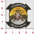 USMC MARINE CORPS CAMP PENDLETON H&HS STAMPEDE AIR SUBDUED EMBROIDERED PATCH