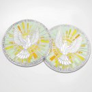 LOVE AND DOVE AND  PEACE 1.75" CHALLENGE COIN