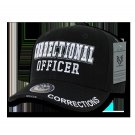 CORRECTIONAL OFFICER POLICE CORRECTIONS EMBROIDERED BLACK HAT CAP
