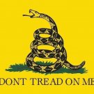 DON'T TREAD ON ME BUMPER STICKER GADSDEN FLAG STICKER DECAL MADE IN USA