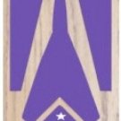 AIR FORCE LOCKHEED C-5 GALAXY AWARD WOOD SHADOW BOX MEDAL DISPLAY CASE