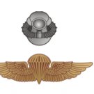 4" us military usmc recon combo jump wings scuba sticker decal usa made