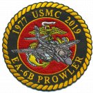 4" MARINE CORPS EA-6B PROWLER 1977-2019 WING HOOK LOOP EMBROIDERED JACKET PATCH