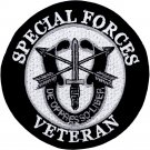 SPECIAL FORCES VETERAN EMBROIDERED 4" PATCH