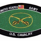 4.5" ARMY MOS US CALVARY EMBROIDERED PATCH