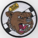 4" NAVY VAQ-137 PLANE CAPTAIN ROOKS BULLDOG ROUND MILITARY EMBROIDERED PATCH