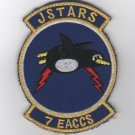 4" USAF AIR FORCE JSTARS 7EACCS FLYING PENGUIN BLUE EMBROIDERED JACKET PATCH