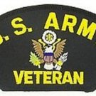 ARMY VETERAN LOGO MILITARY EMBROIDERED 5"  PATCH