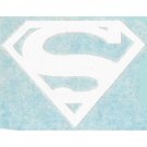 superman superhero logo white auto car sticker decal