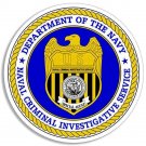 NAVY NCIS NAVAL CRIMINAL INVESTIGATIVE SERVICE BUMPER STICKER DECAL USA MADE  4"