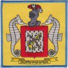 4" COLOMBIAN MARINES KNIGHT SEA HORSE FLEET FORCE EMBROIDERED PATCH