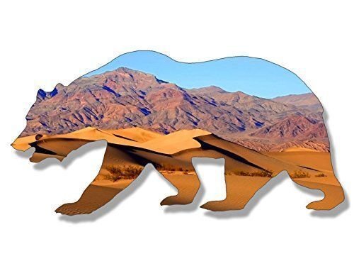 5" CALIFORNIA BEAR SHAPE DEATH VALLEY NATIONAL PARK STICKER DECAL MADE IN USA