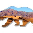 5" CALIFORNIA BEAR SHAPE DEATH VALLEY NATIONAL PARK STICKER DECAL MADE IN USA