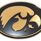 university of iowa plated auto emblem decal usa made
