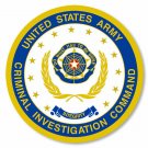 4" ARMY CRIMINAL INVESTIGATION COMMAND STICKER DECAL USA MADE