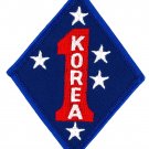 USMC MARINE CORPS 1ST MARINE DIVISION EMBROIDERED  KOREA PATCH