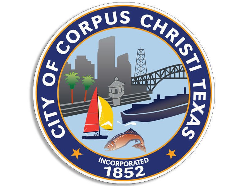 CORPUS CHRISTI TEXAS CITY SEAL TOOLBOX CAR BUMPER 4" STICKER DECAL