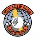 4" air force 932nd air control & warning squadron bumper sticker decal usa made