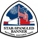 STAR SPANGLED BANNER NATIONAL PARK  4"  BUMPER STICKER DECAL MADE IN USA