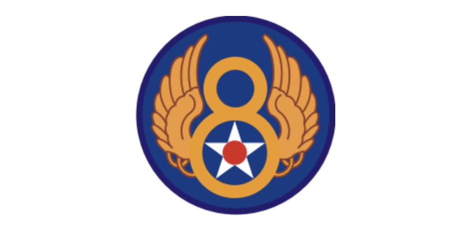 4" air force 8th wwii bumper sticker decal usa made