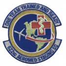 4" AIR FORCE 622ND AEROMEDICAL STAGING SQUADRON EMBROIDERED PATCH