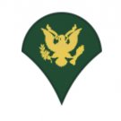 4" army e-4 spec4 specialist green bumper sticker decal usa made