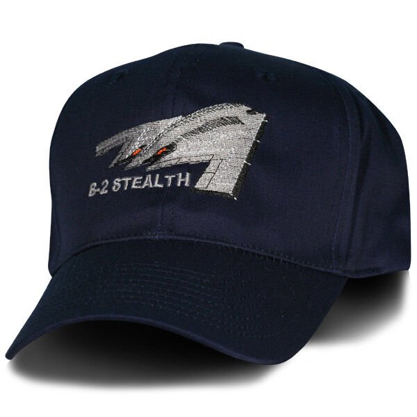 AIR FORCE B-2 STEALTH  MILITARY EMBROIDERED HAT CAP